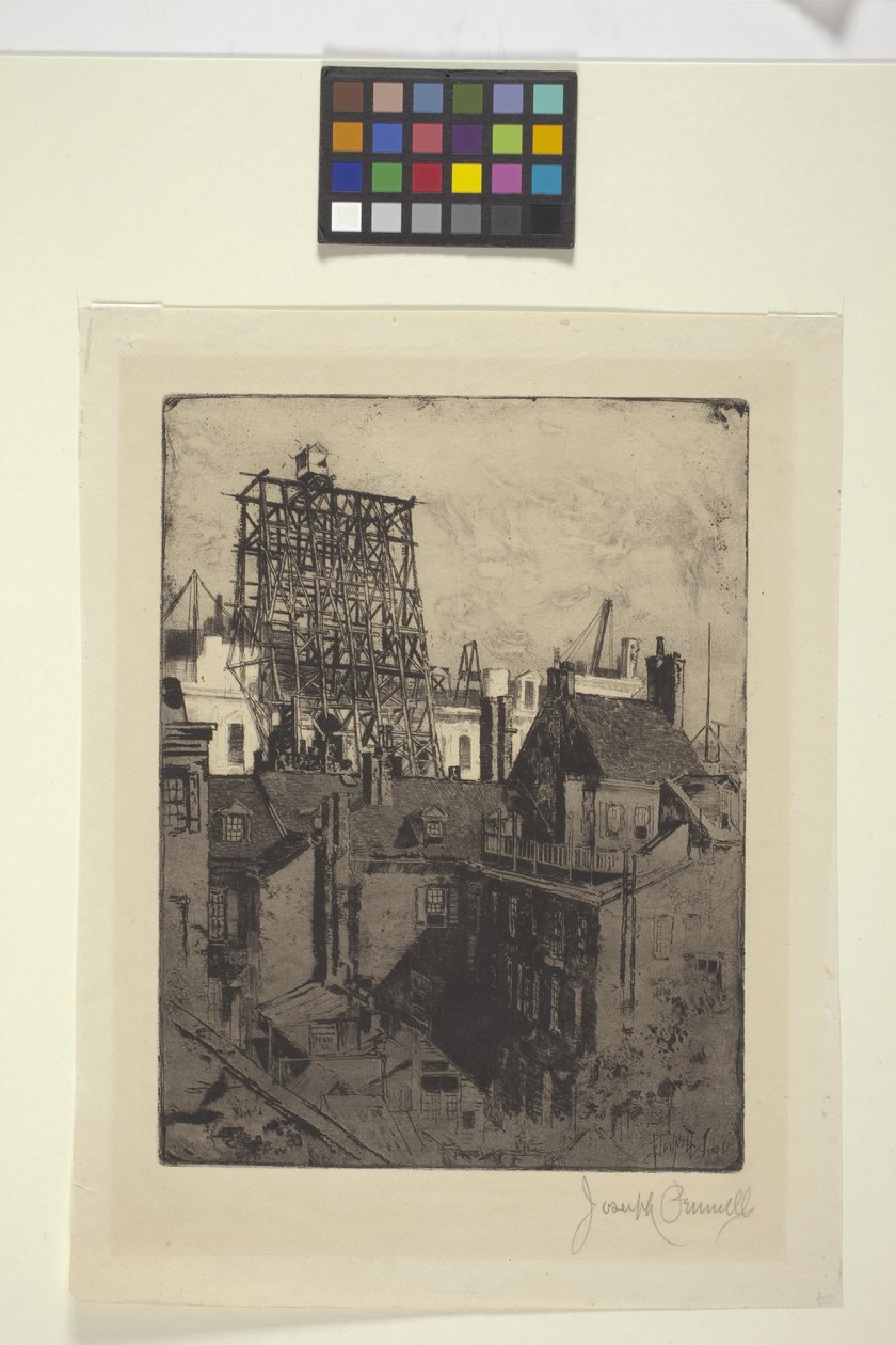 Openbare gebouwen, Philadelphia door Joseph Pennell