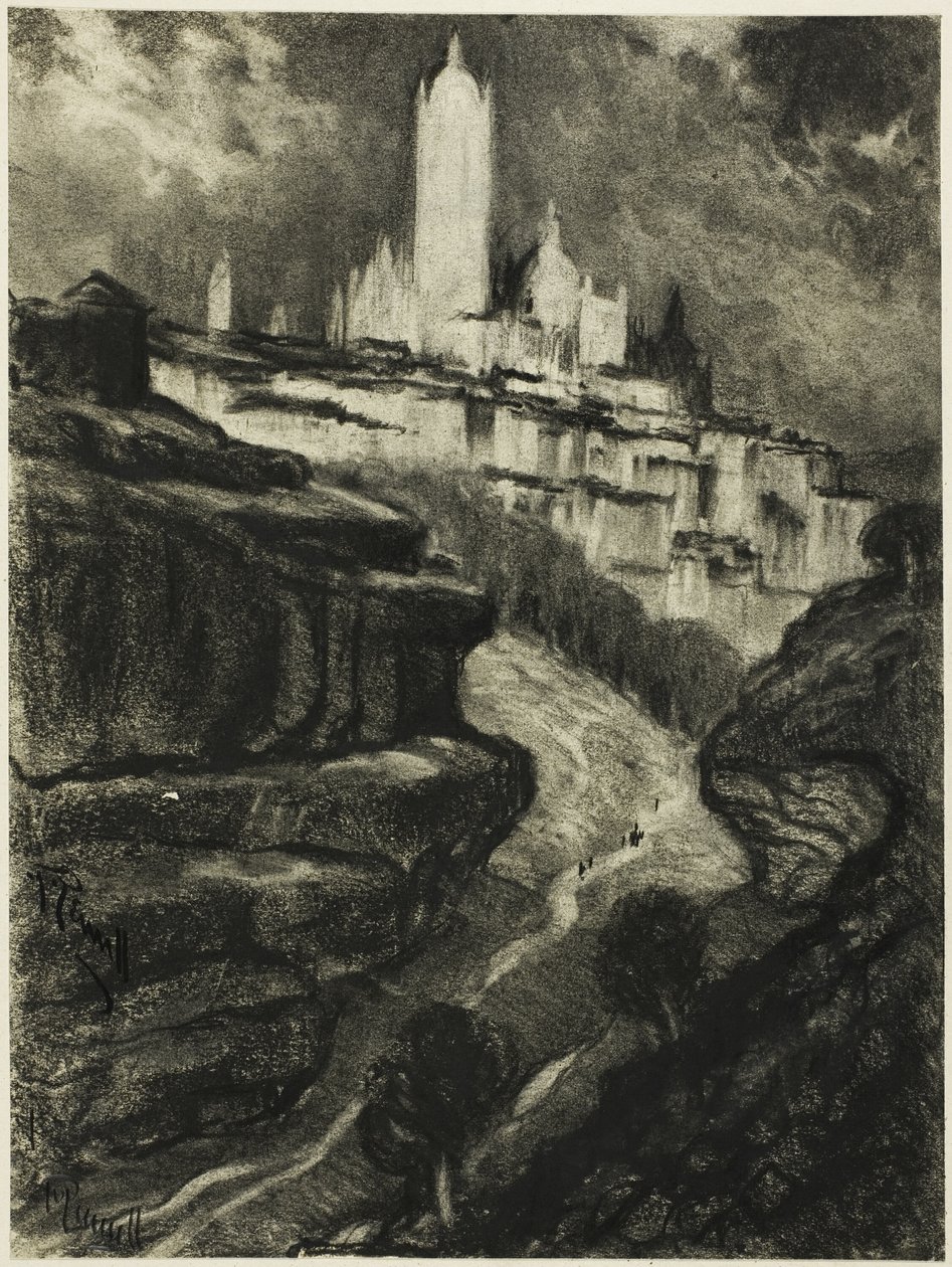 Segovia door Joseph Pennell