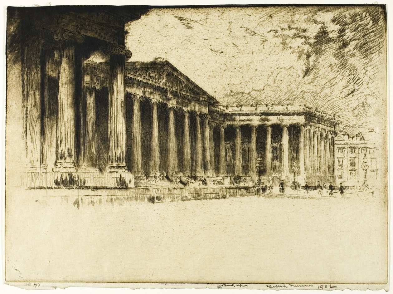 Het British Museum door Joseph Pennell