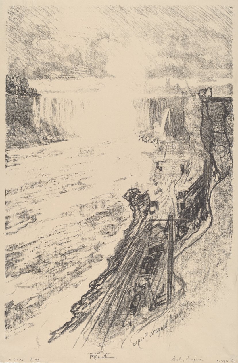 Het mysterie van de mist door Joseph Pennell