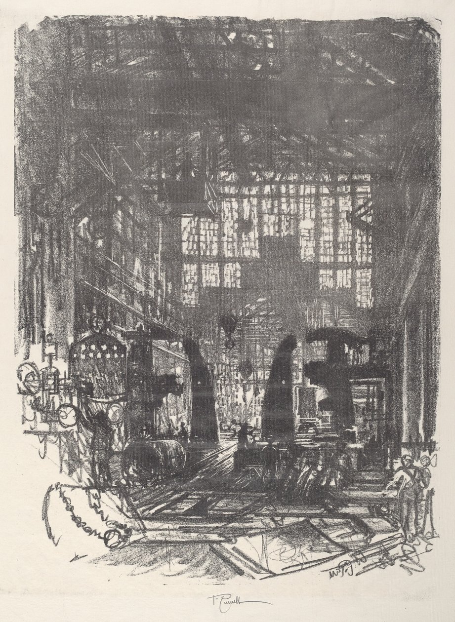 De Klinknagelaars, 1917 door Joseph Pennell