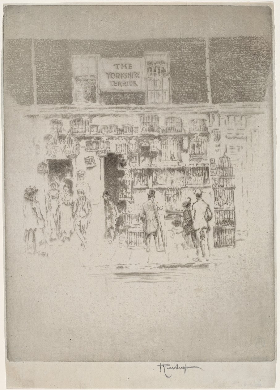 De Yorkshire Terrier door Joseph Pennell