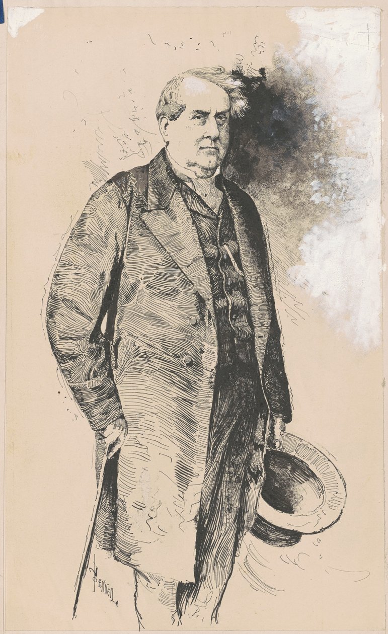 William Wilson Corcoran door Joseph Pennell