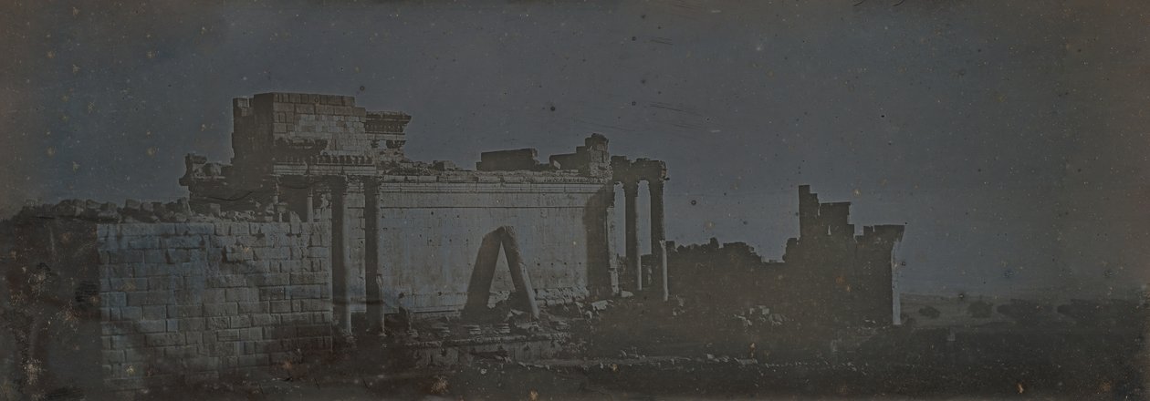 Baalbek door Joseph Philibert Girault De Prangey