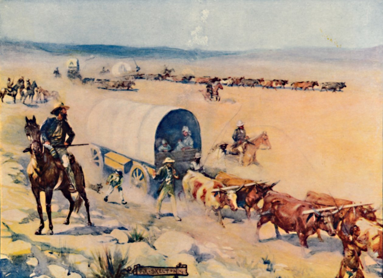 De Voor-Trekkers, 1909 door Joseph Ratcliffe Skelton