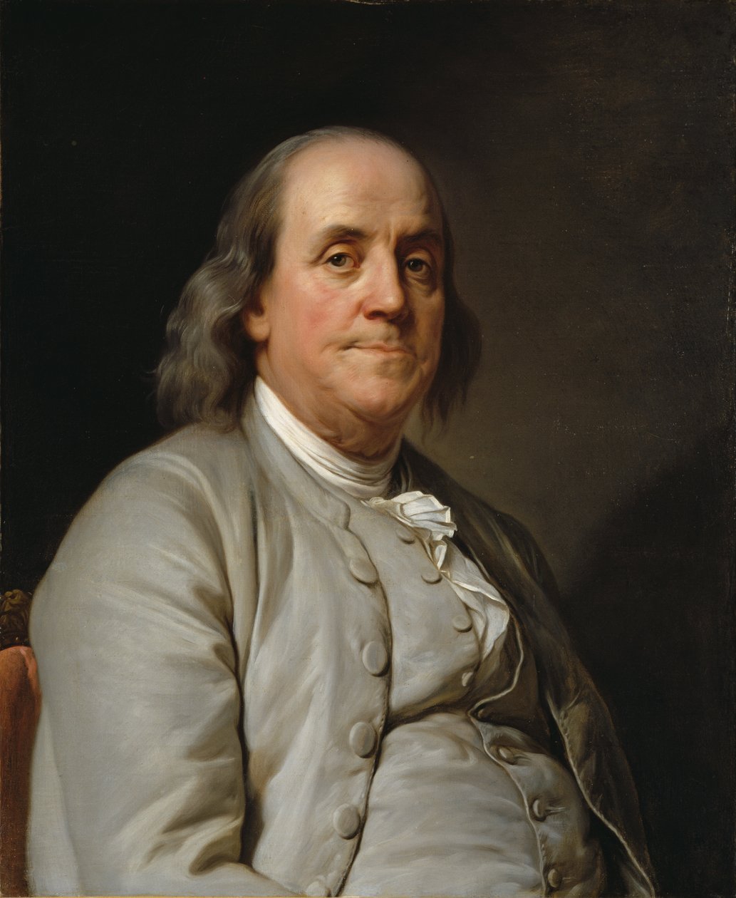 Benjamin Franklin door Joseph Siffred Duplessis