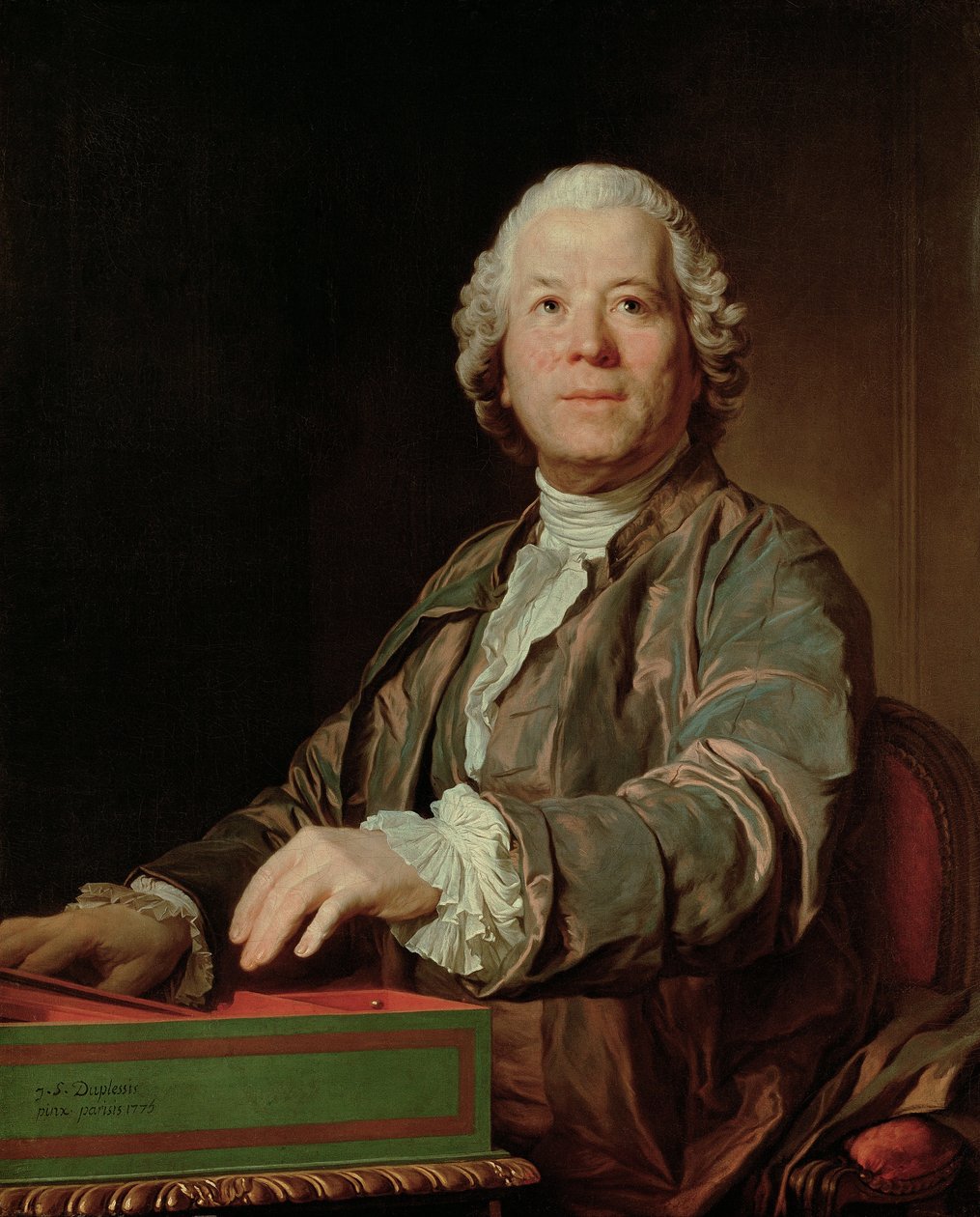 Christoph Willibald Gluck door Joseph Siffred Duplessis