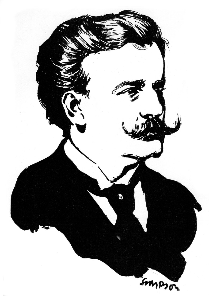 Moriz Rosenthal, Pools-Amerikaanse pianist, 1912 door Joseph Simpson