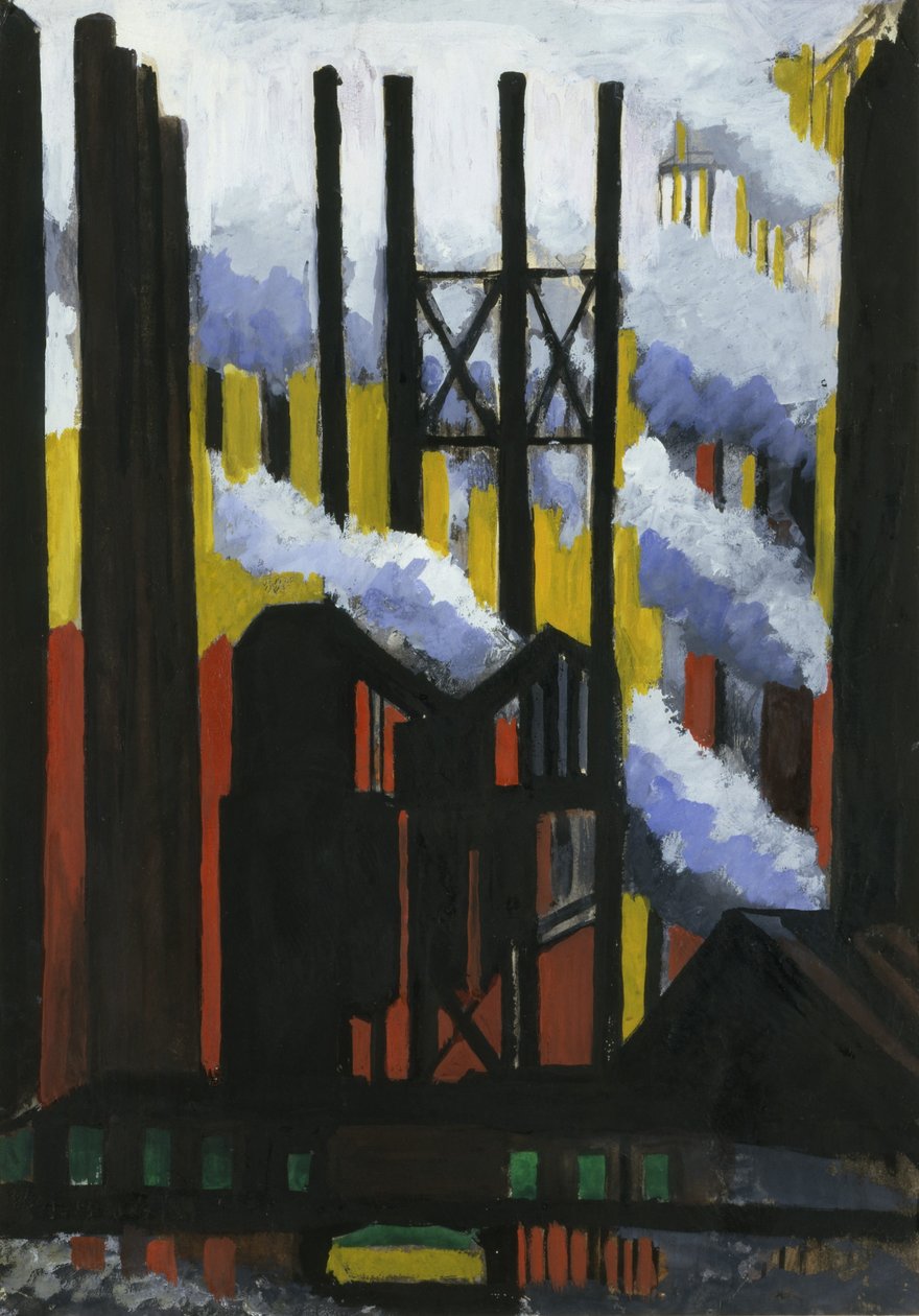 Steel Mill door Joseph Stella