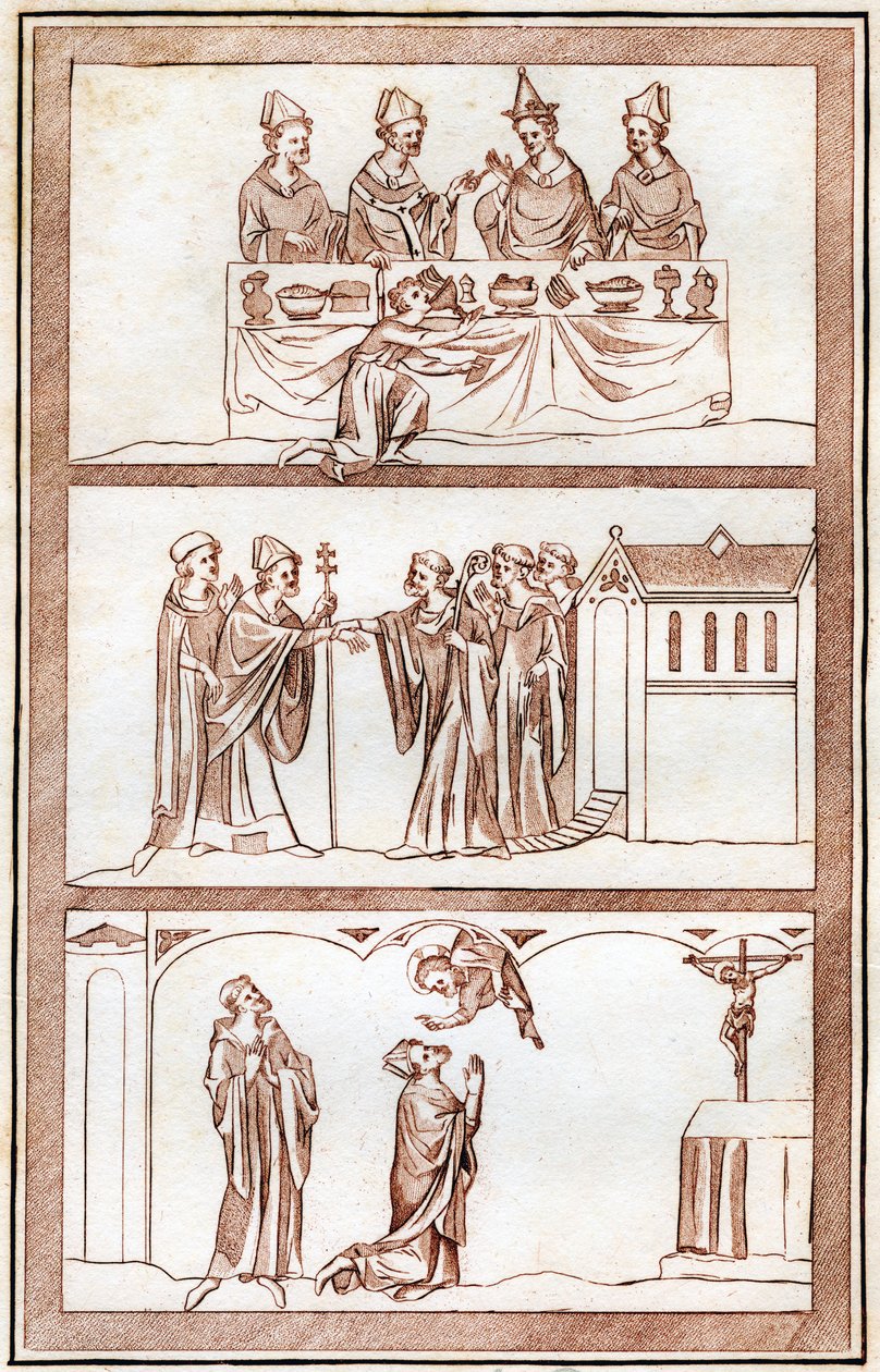 Het Leven van Thomas Becket door Joseph Strutt
