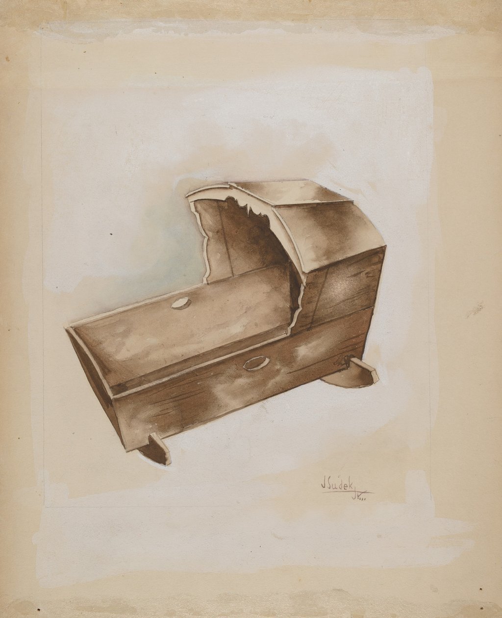 Wieg door Joseph Sudek
