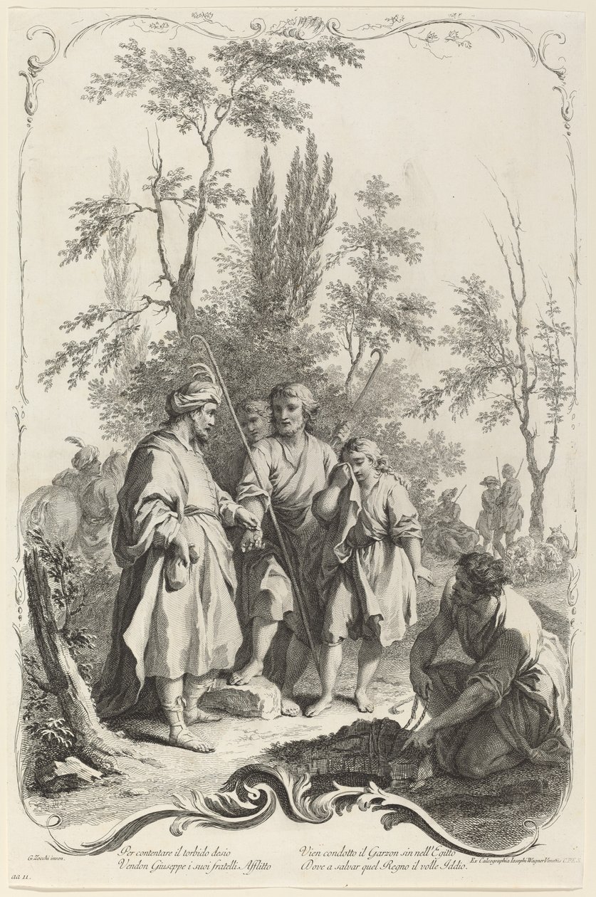 Jozef en zijn broers door Joseph Wagner
