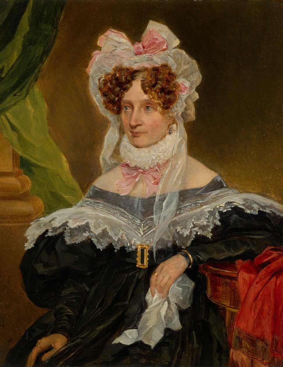 Biedermeier-dame door Joseph Weidner