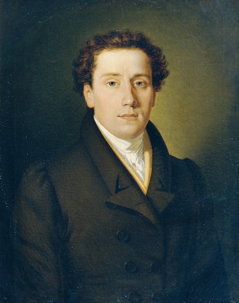 Borstbeeld van een jonge man door Joseph Weidner