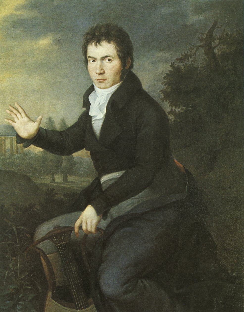 Portrait of van Beethoven door Joseph Willibrord Mahler