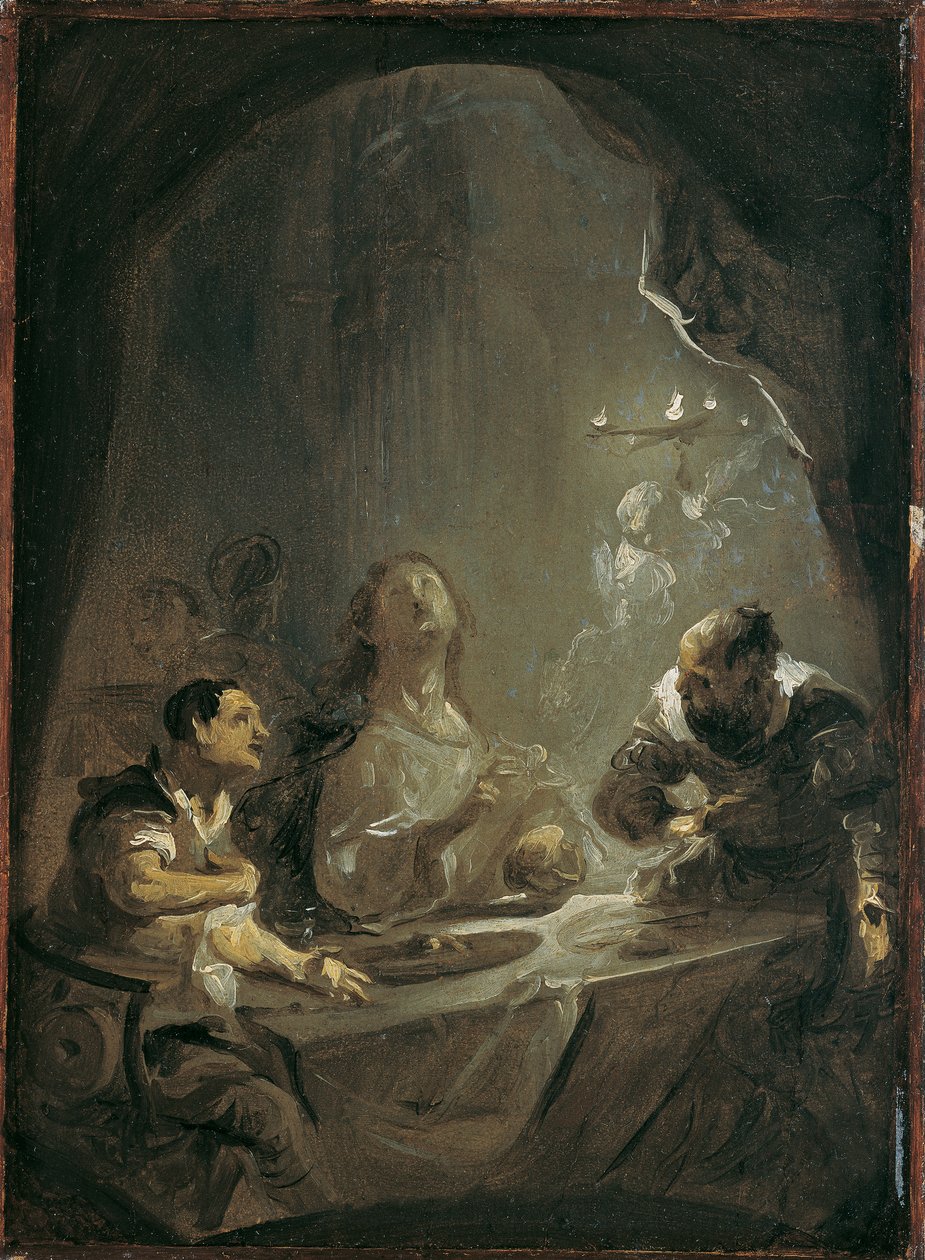 Christus in Emmaüs door Joseph Winterhalder d. J.