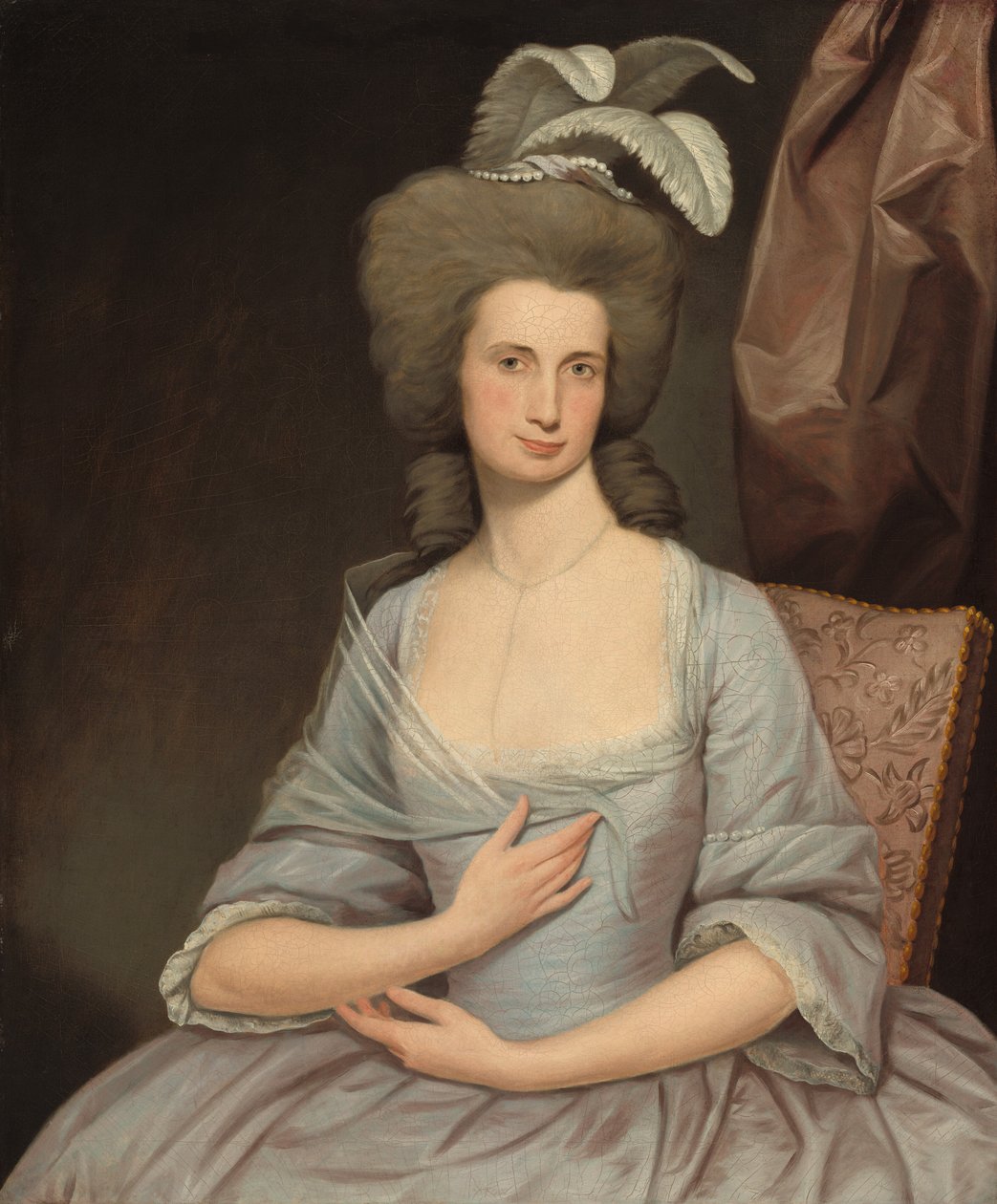 Elizabeth Stevens Carle door Joseph Wright