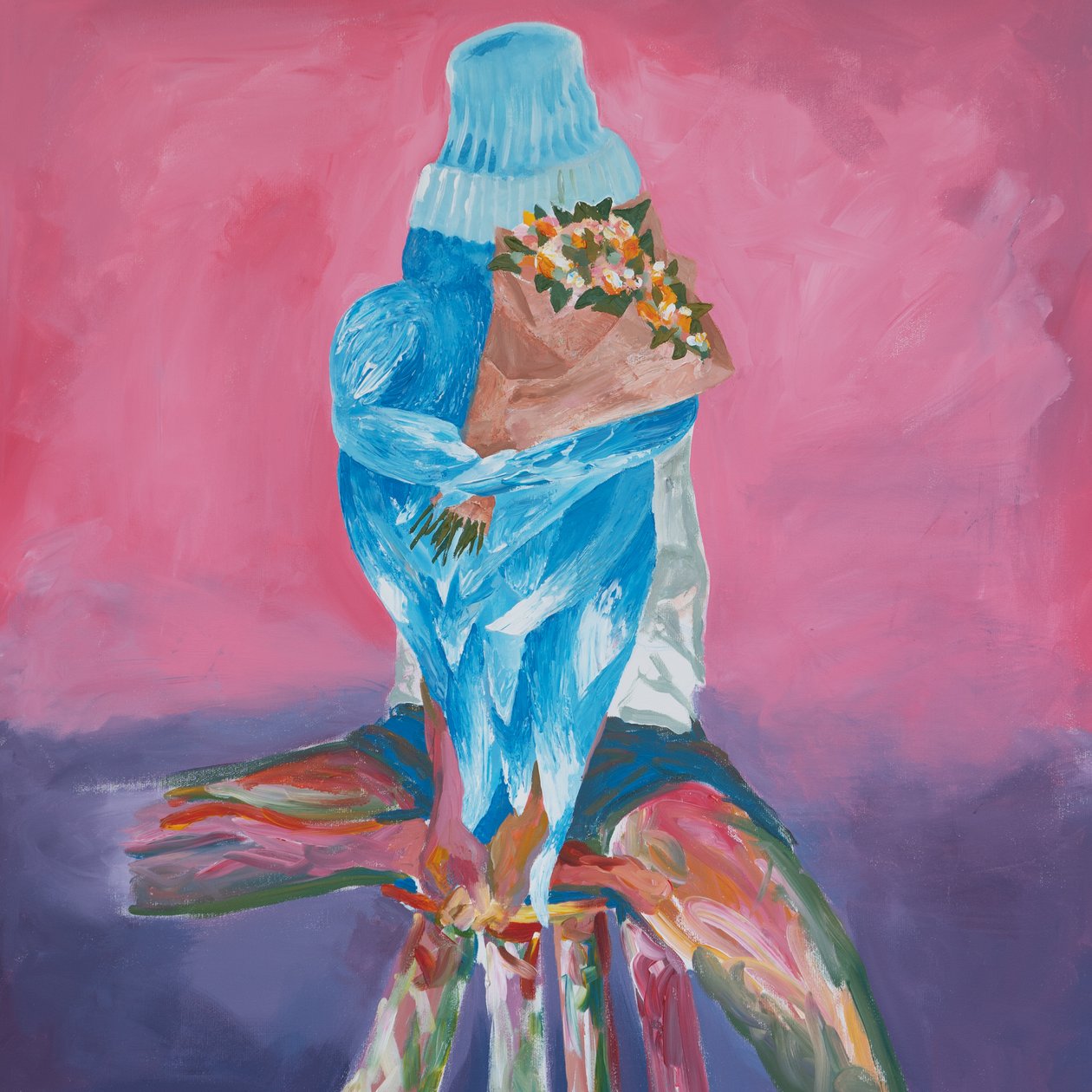 Liefde najagen, 2023 (acryl op doek) door Josephine Henning