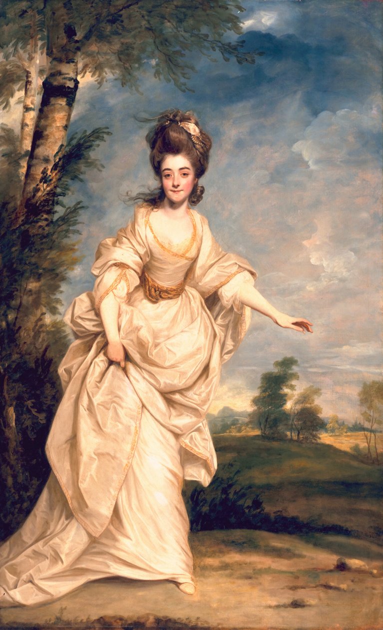 Diana, Viscountess Crosbie, 1777 door Joshua Reynolds