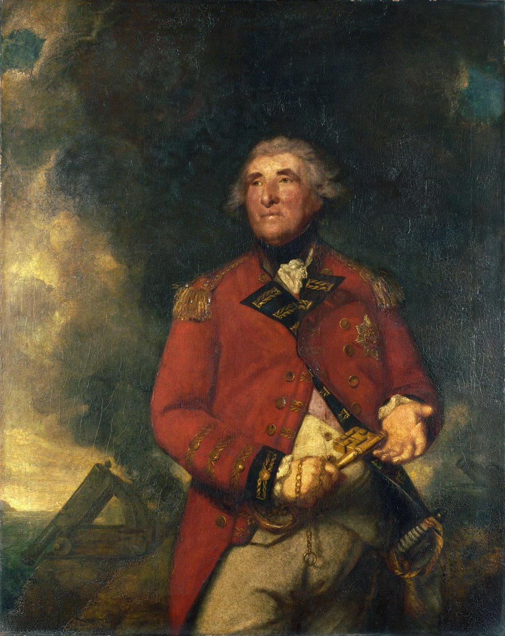 Lord Heathfield van Gibraltar door Joshua Reynolds