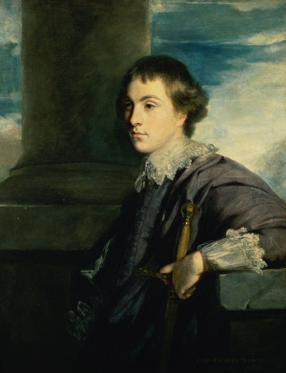 Portret van John Charles Spencer, Lord Althorp door Joshua Reynolds
