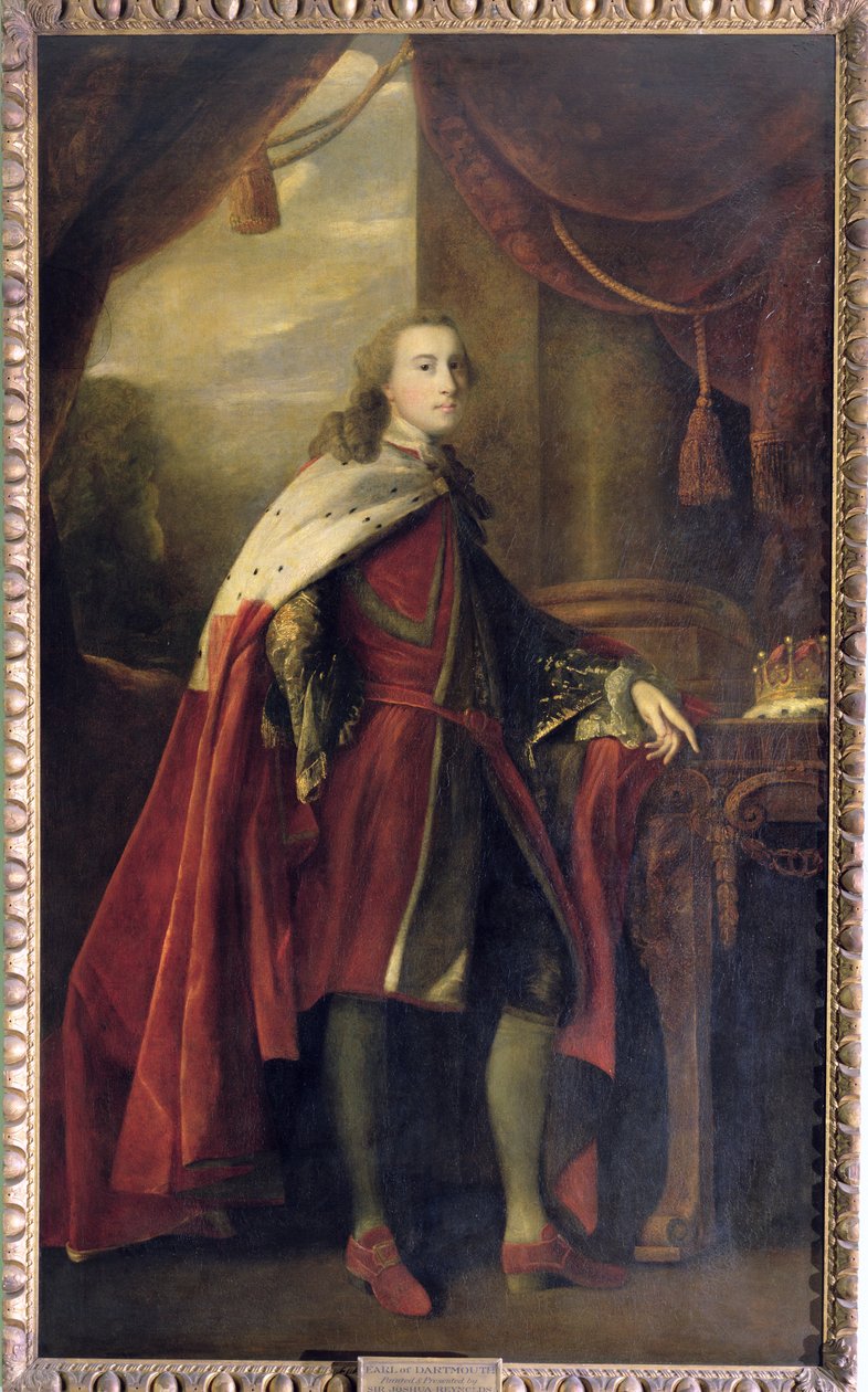 Portret van William Legge (1731-1801) 2e Graaf van Dartmouth, ca. 1757 door Joshua Reynolds