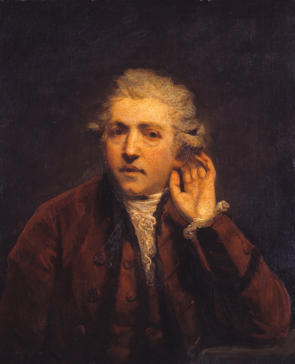 Zelfportret als een dove man door Joshua Reynolds