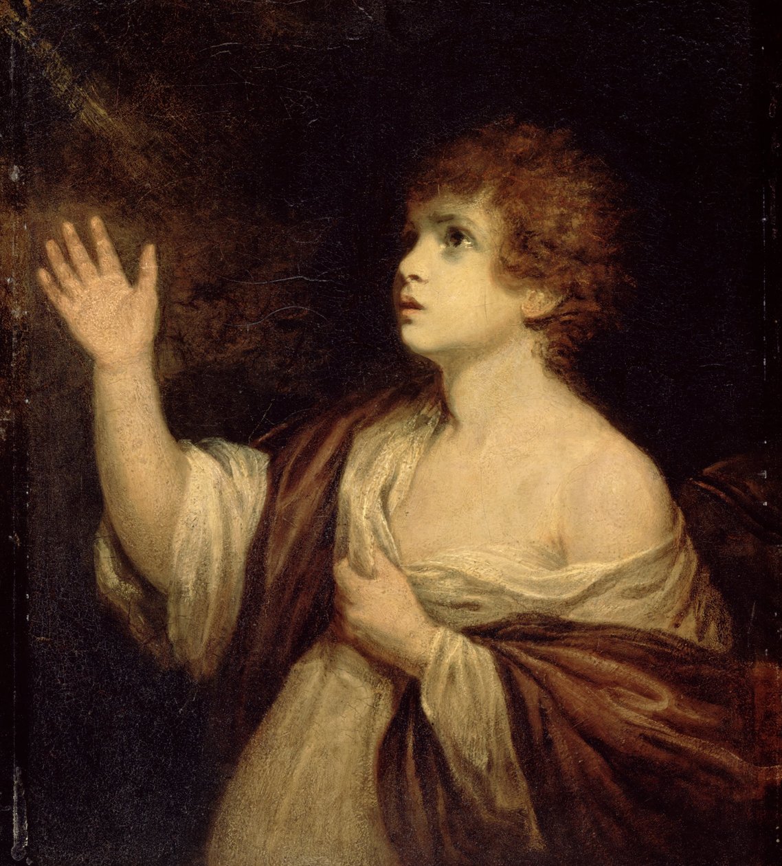 De Roeping van Samuel door Joshua Reynolds