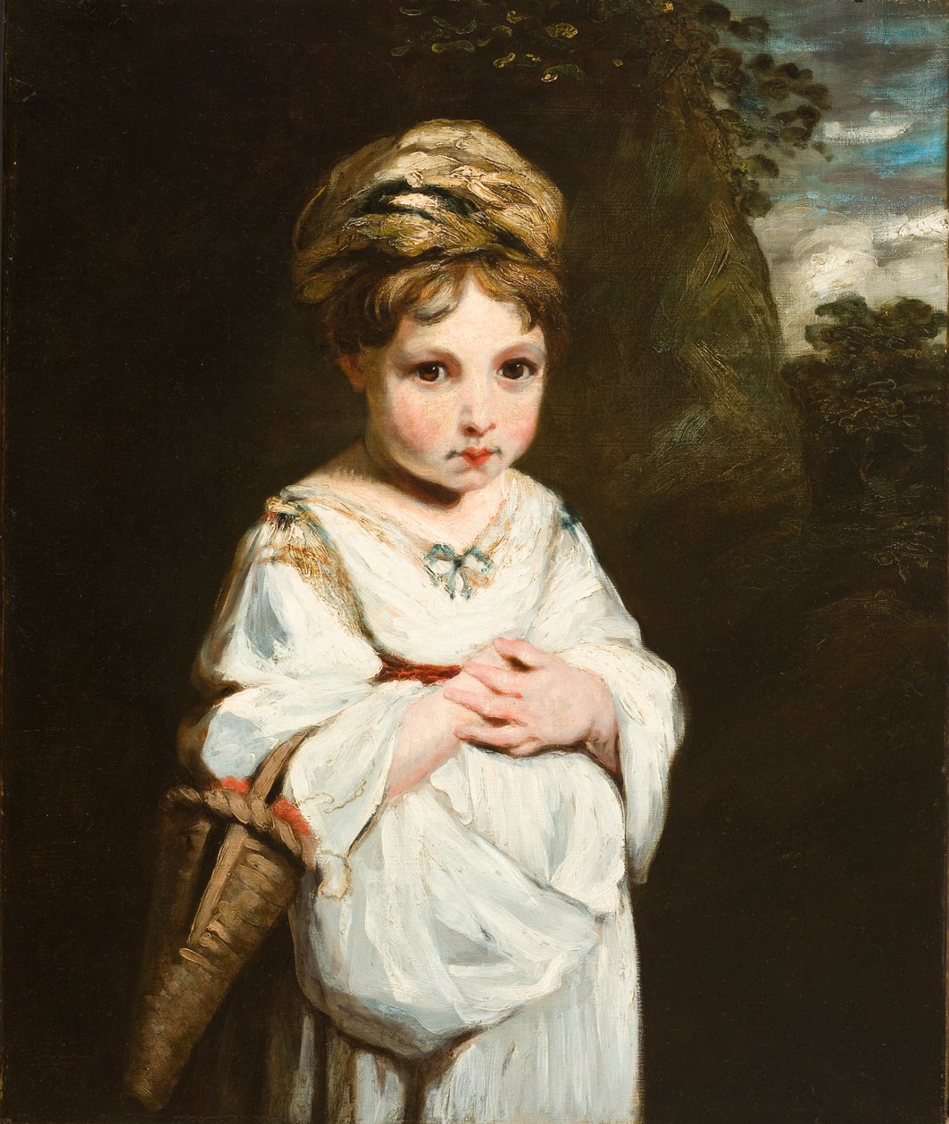 Het Aardbeienmeisje door Joshua Reynolds