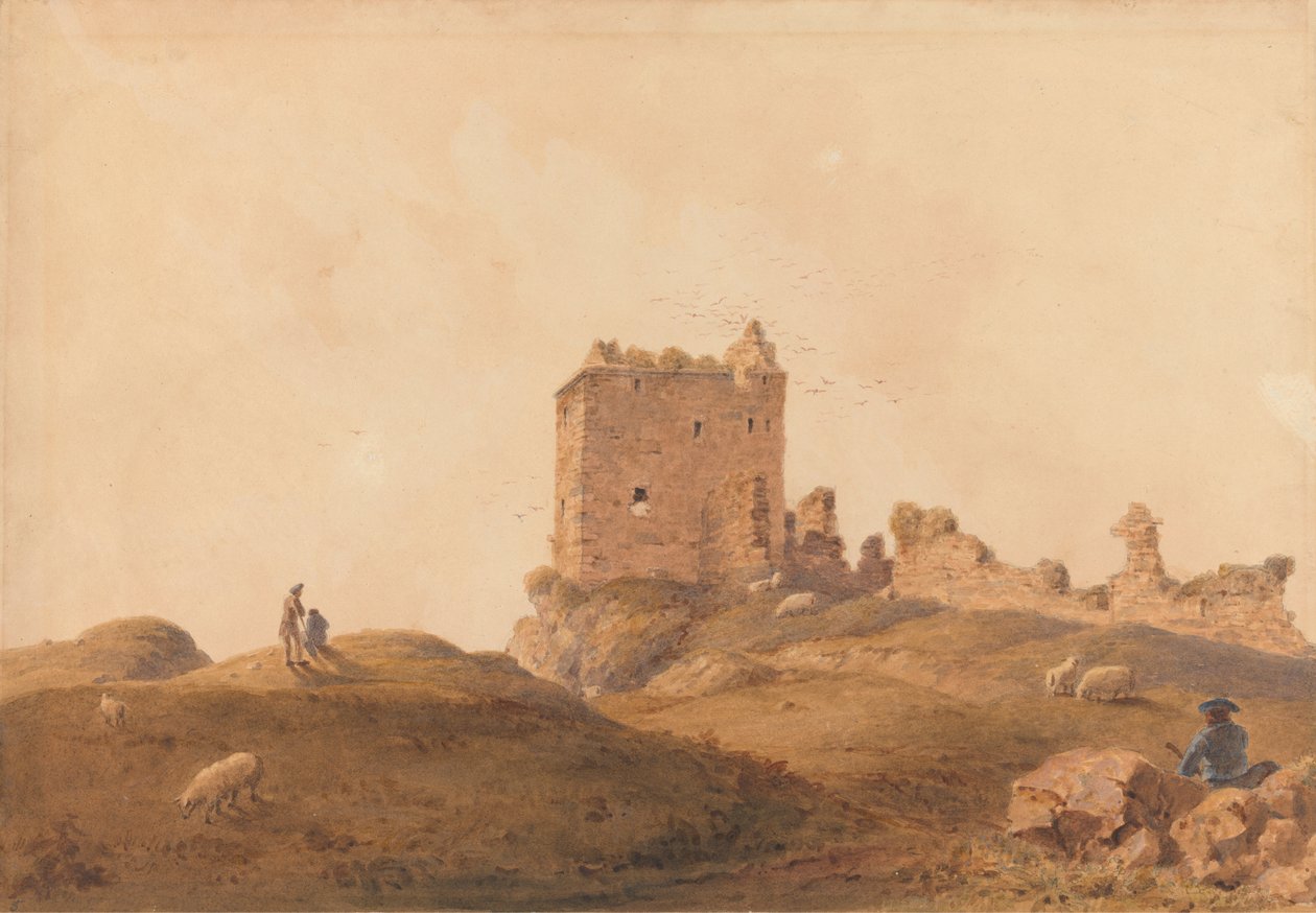 Tarbert Castle door Joshua Cristall