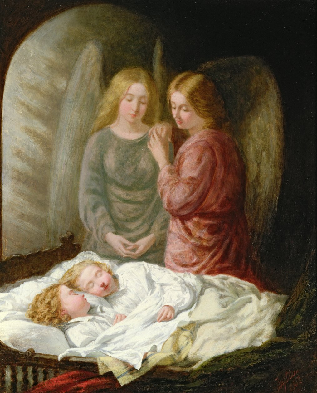De Beschermengelen door Joshua Hargrave Sams Mann