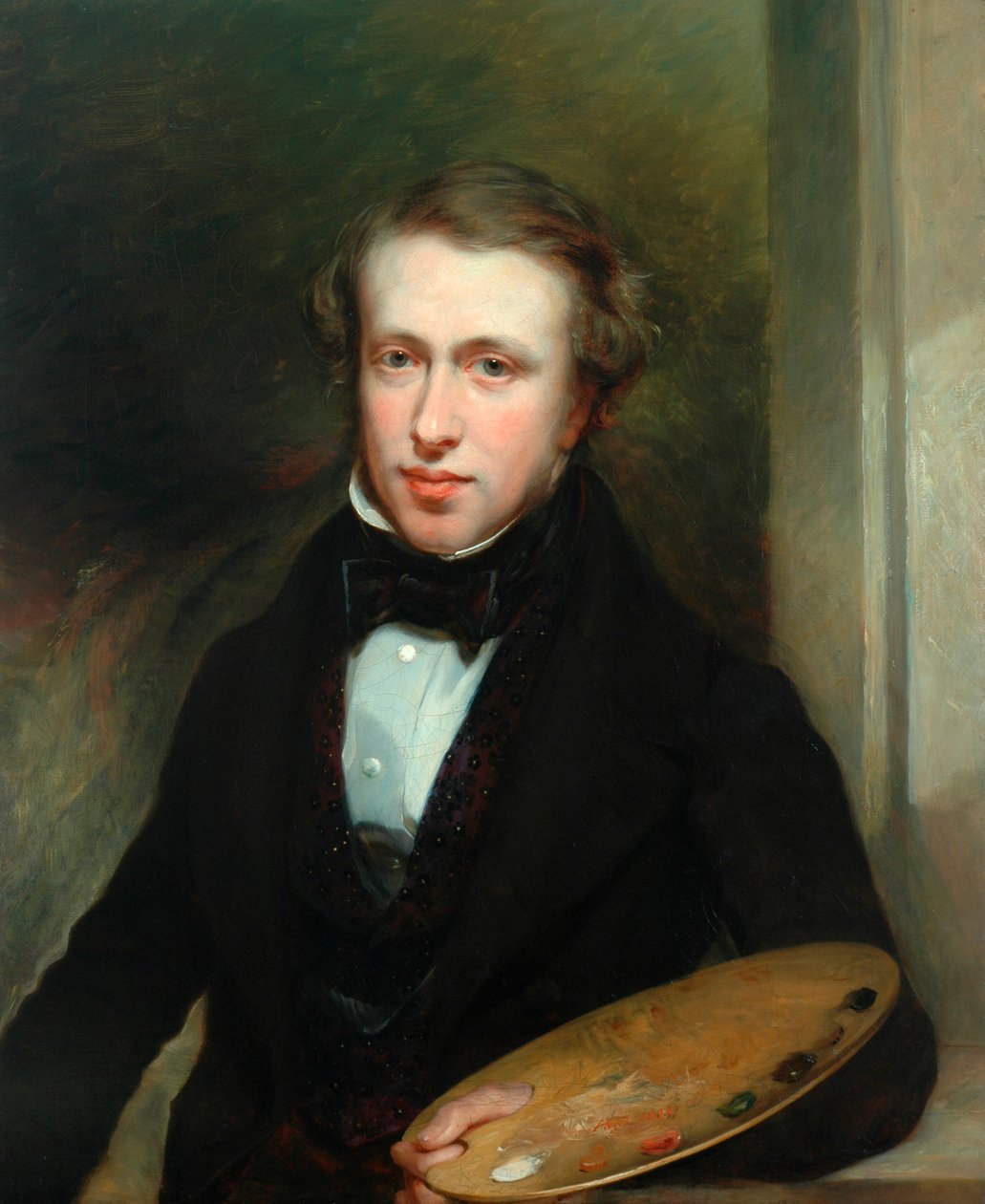 Zelfportret, 1839 door Joshua Horner