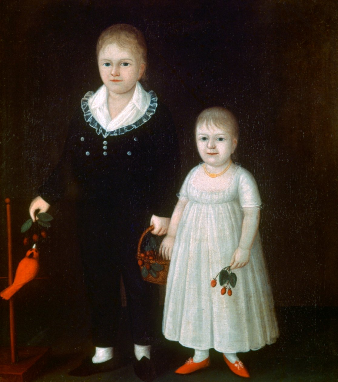 Edward en Sarah Rutter, ca. 1805 door Joshua Johnson