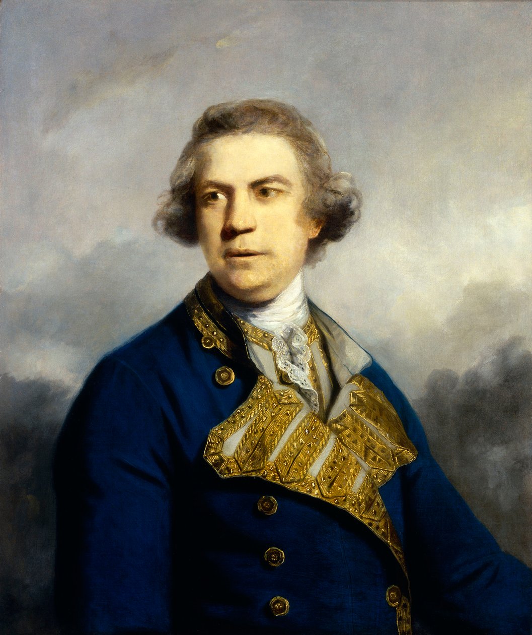 Admiraal Augustus Keppel (1725-1786) door Joshua Reynolds