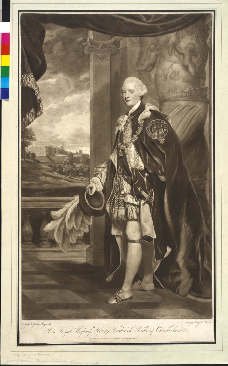 Hertog van Cumberland en Strathearn Henry Frederick door Joshua Reynolds