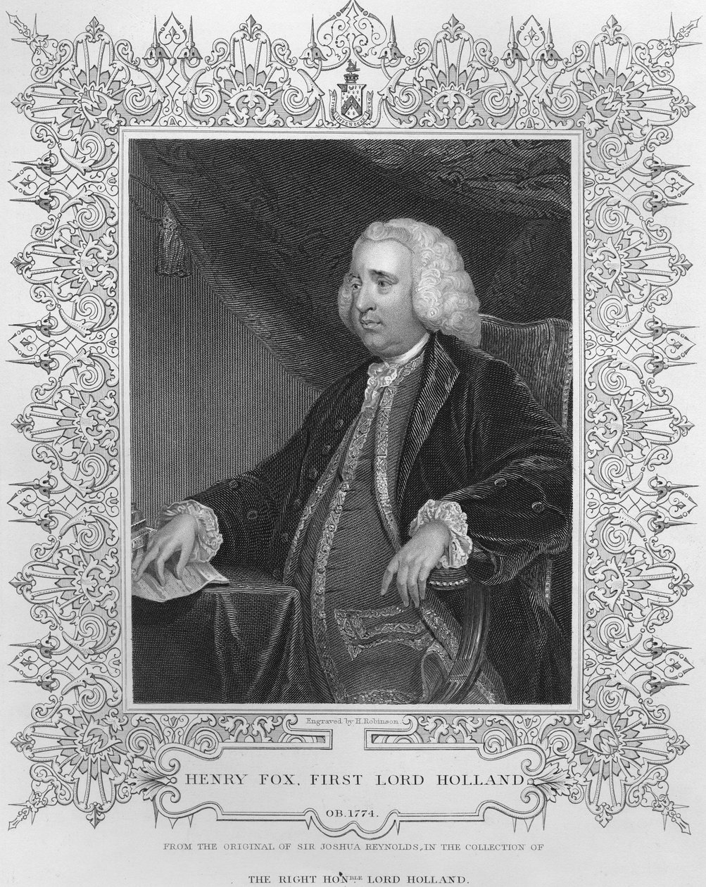 Henry Fox, 1e Baron Holland door Joshua Reynolds
