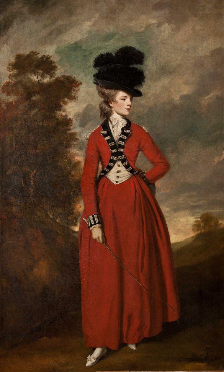 Lady Worsley door Joshua Reynolds