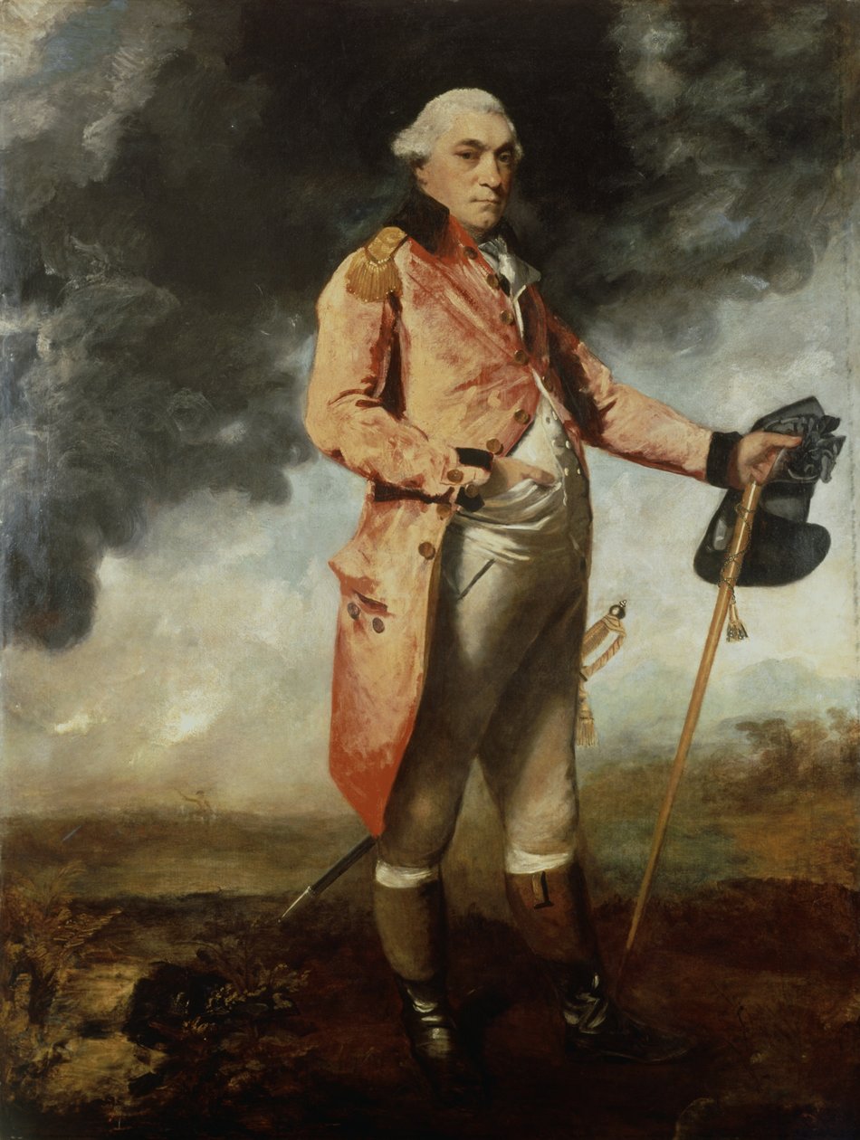 Generaal-majoor George Catchmaid Morgan door Joshua Reynolds