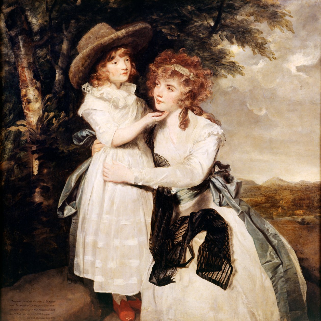 Miss Cocks en haar Nichtje door Joshua Reynolds