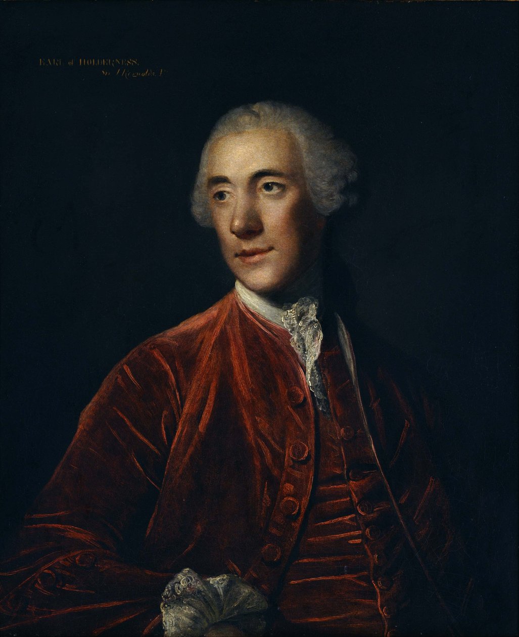 Robert d’Arcy, 4e graaf van Holderness door Joshua Reynolds