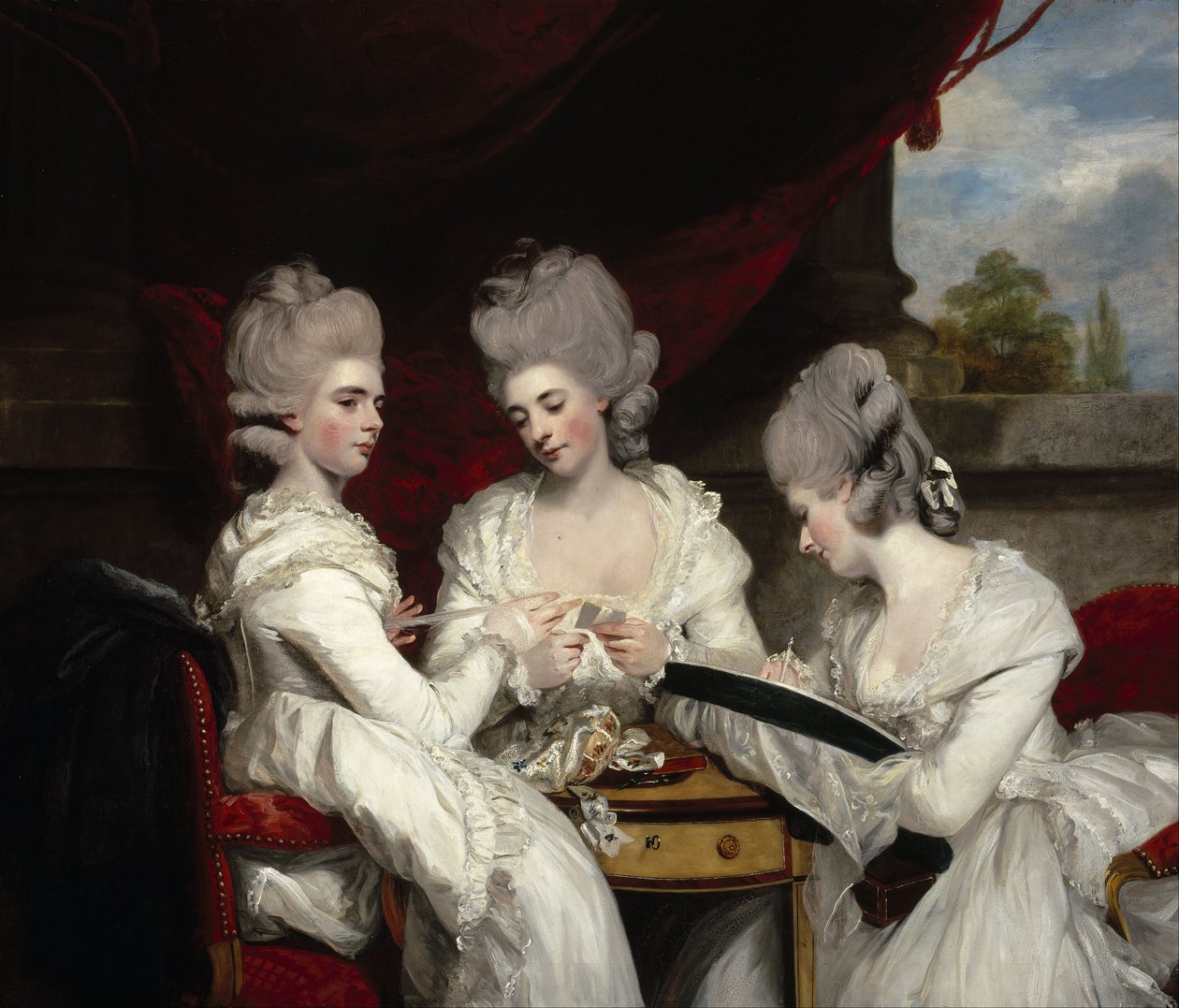 De dames Waldegrave, 1780 door Joshua Reynolds
