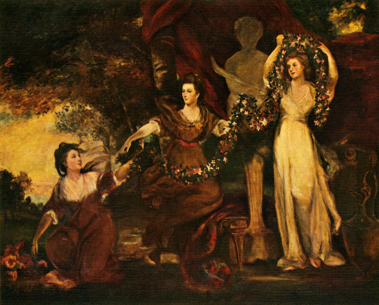 De Drie Gratiën, 1773, c1912 door Joshua Reynolds