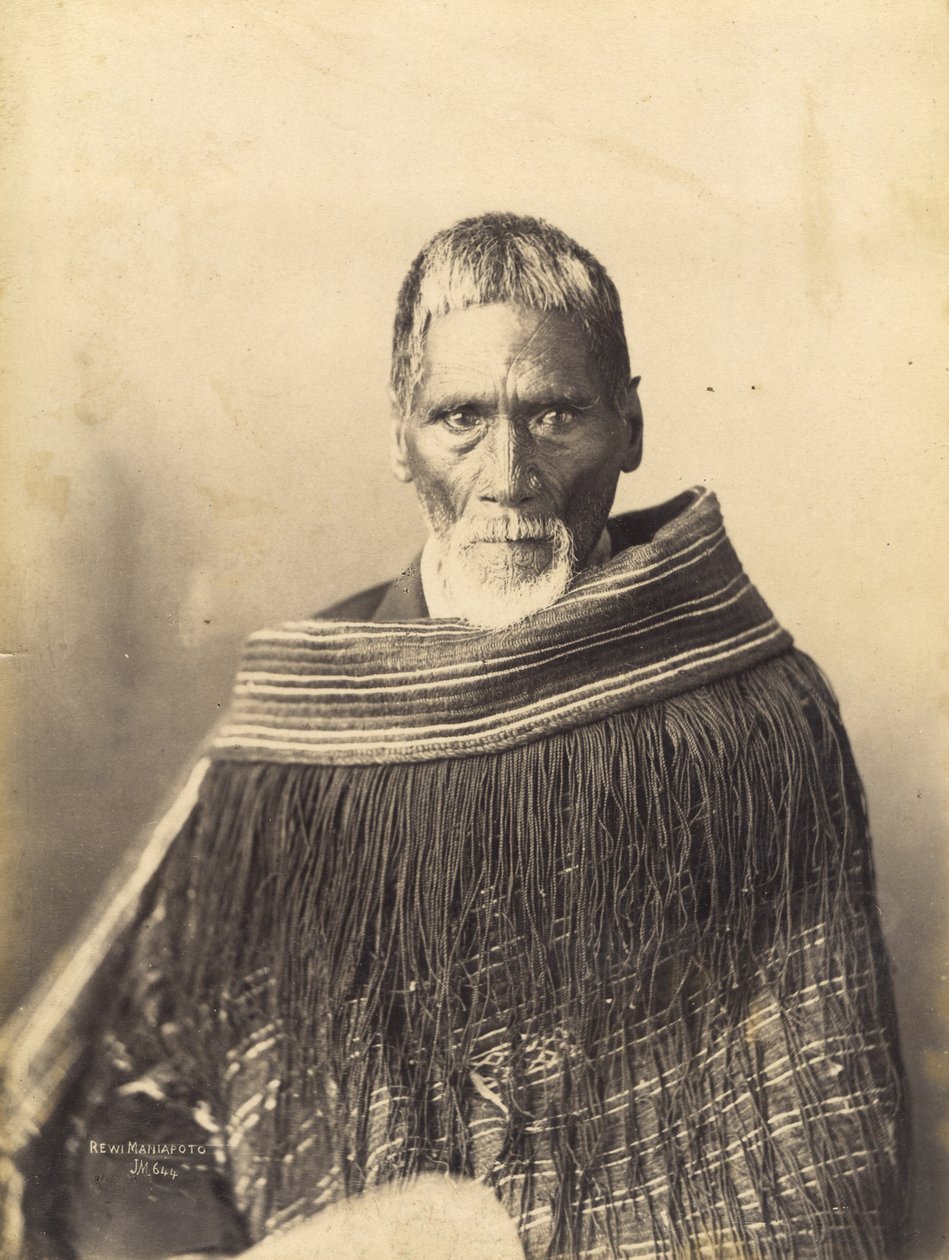 Rewi Maniapoto, ca. 1890 door Josiah Martin