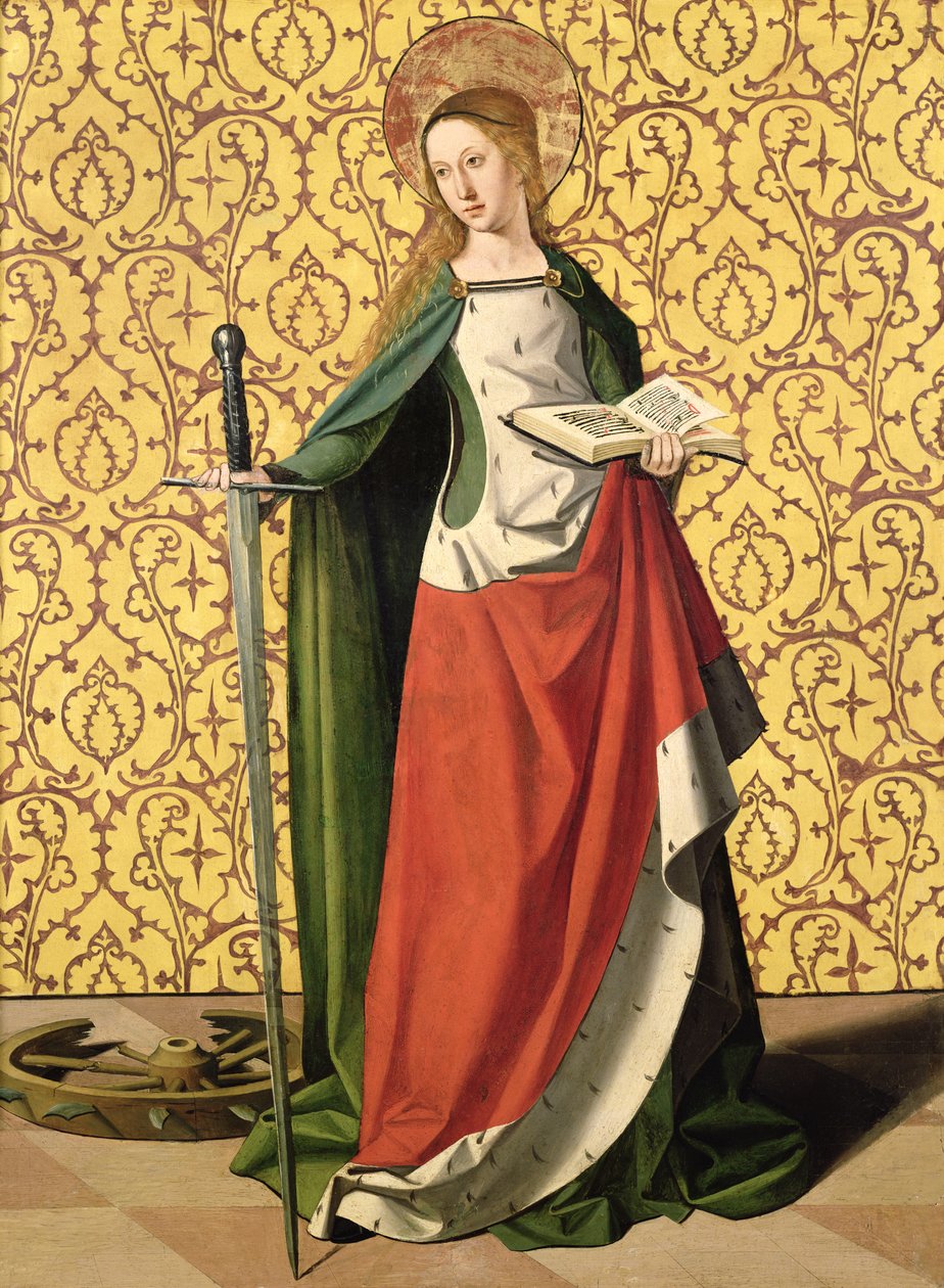 St. Catharina van Alexandrië door Josse Lieferinxe