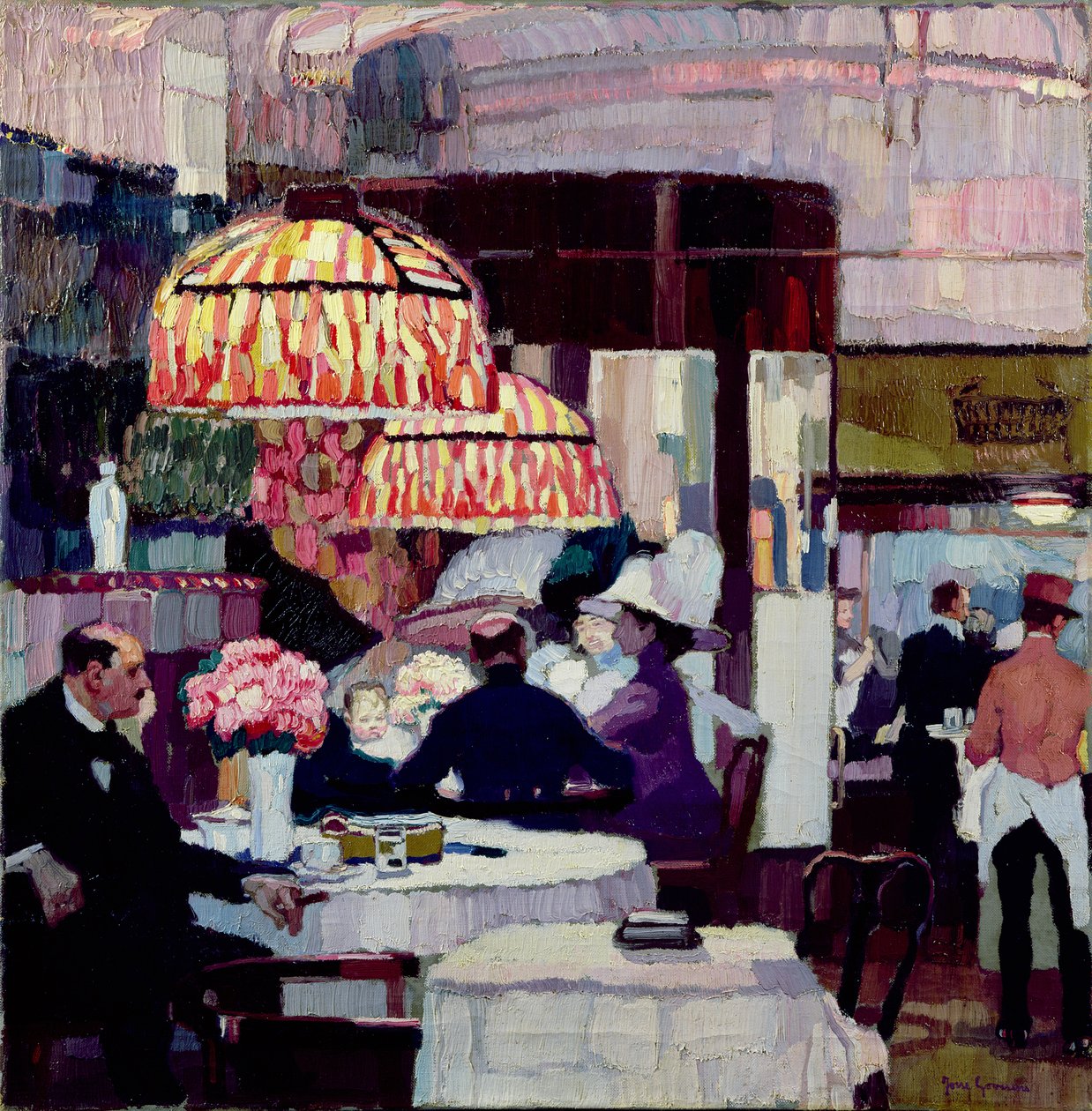 Caféscène door Josse Goossens