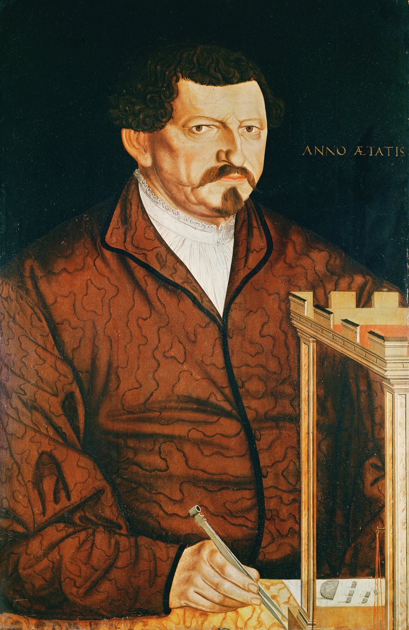 Portret van een medaillonmaker door Jost Amman