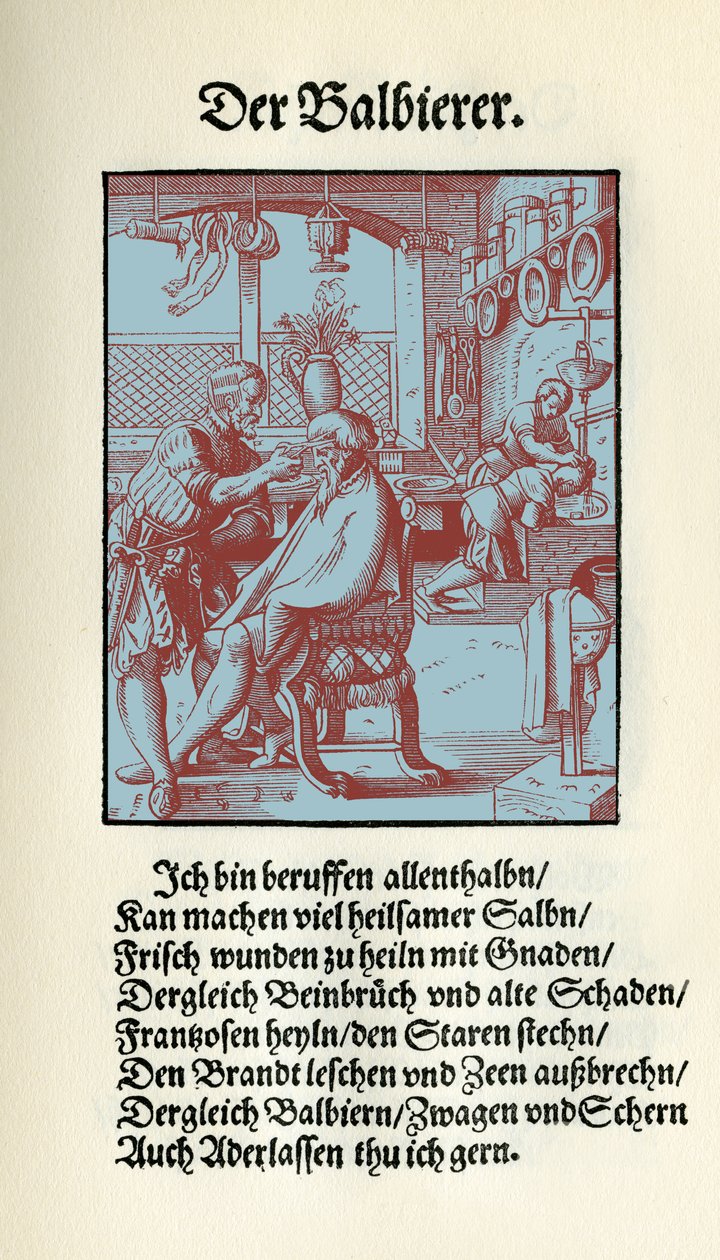 Barbier door Jost Amman