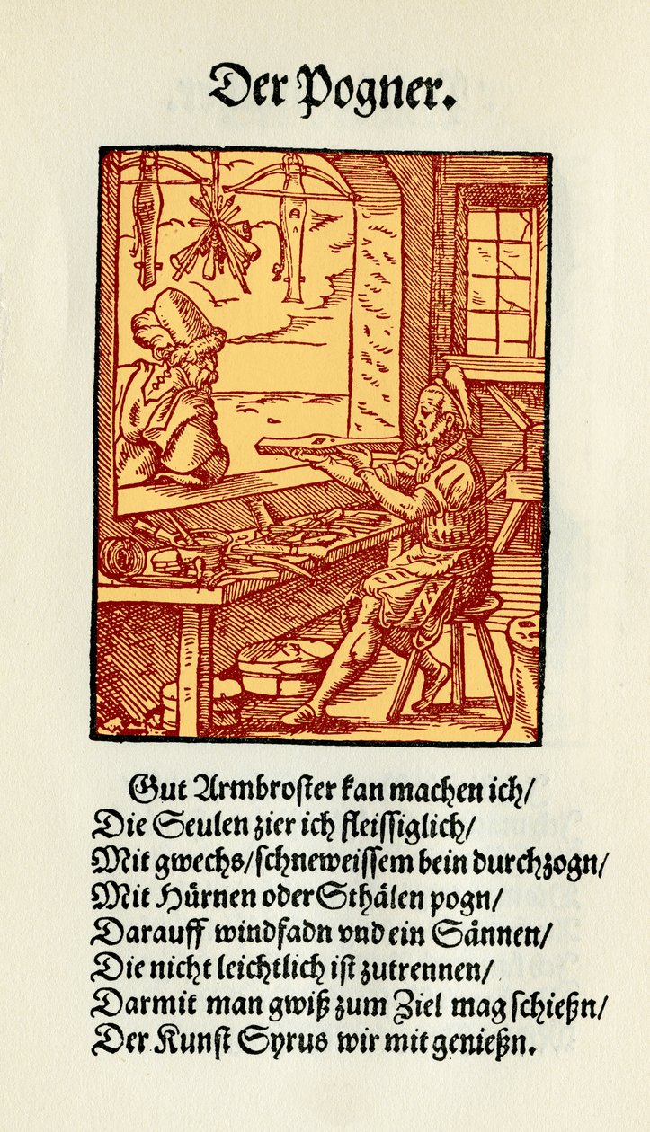 Boogmaker door Jost Amman