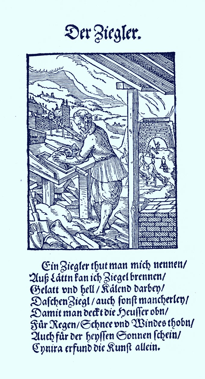 Steenbakker door Jost Amman