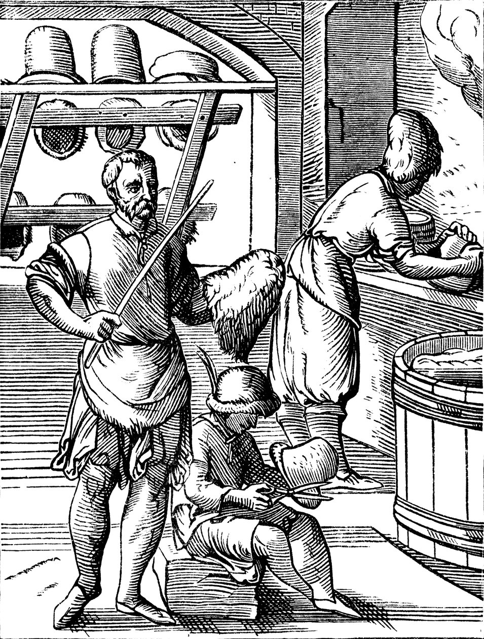 Hoedenmaker / modiste door Jost Amman